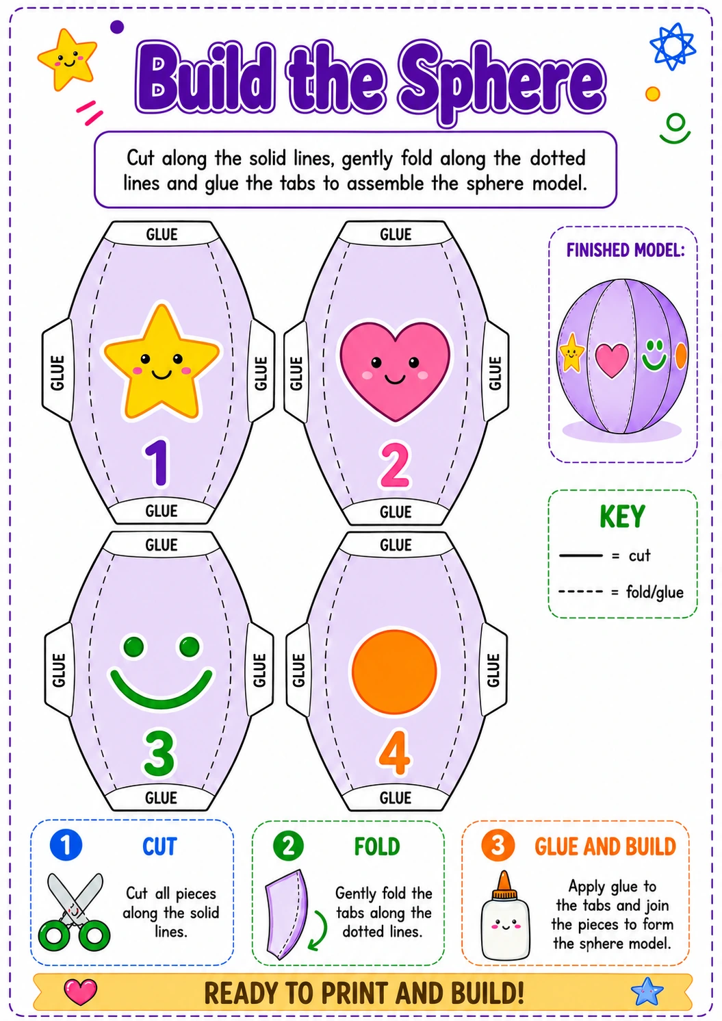 3D shapes poster 6